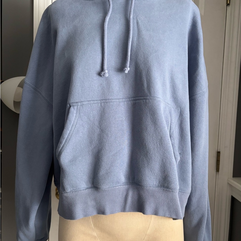 T.J.Maxx Light Blue Hoodie Sweatshirt